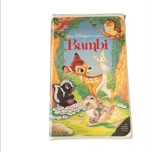 Bambi Black Diamond Vintage VHS Tape Walt Disney Classic